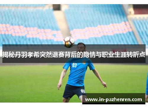 揭秘丹羽孝希突然退赛背后的隐情与职业生涯转折点